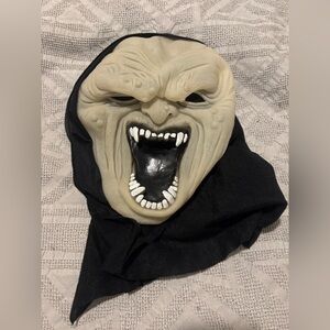 Pumpkin Time Monster Mask Adult Halloween Costume Vintage